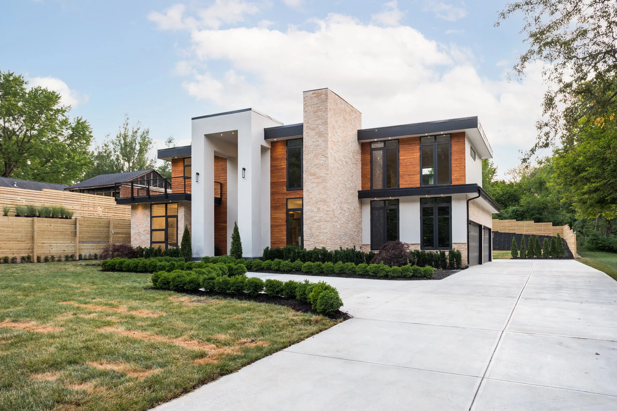 Eaton custom home — exterior detail